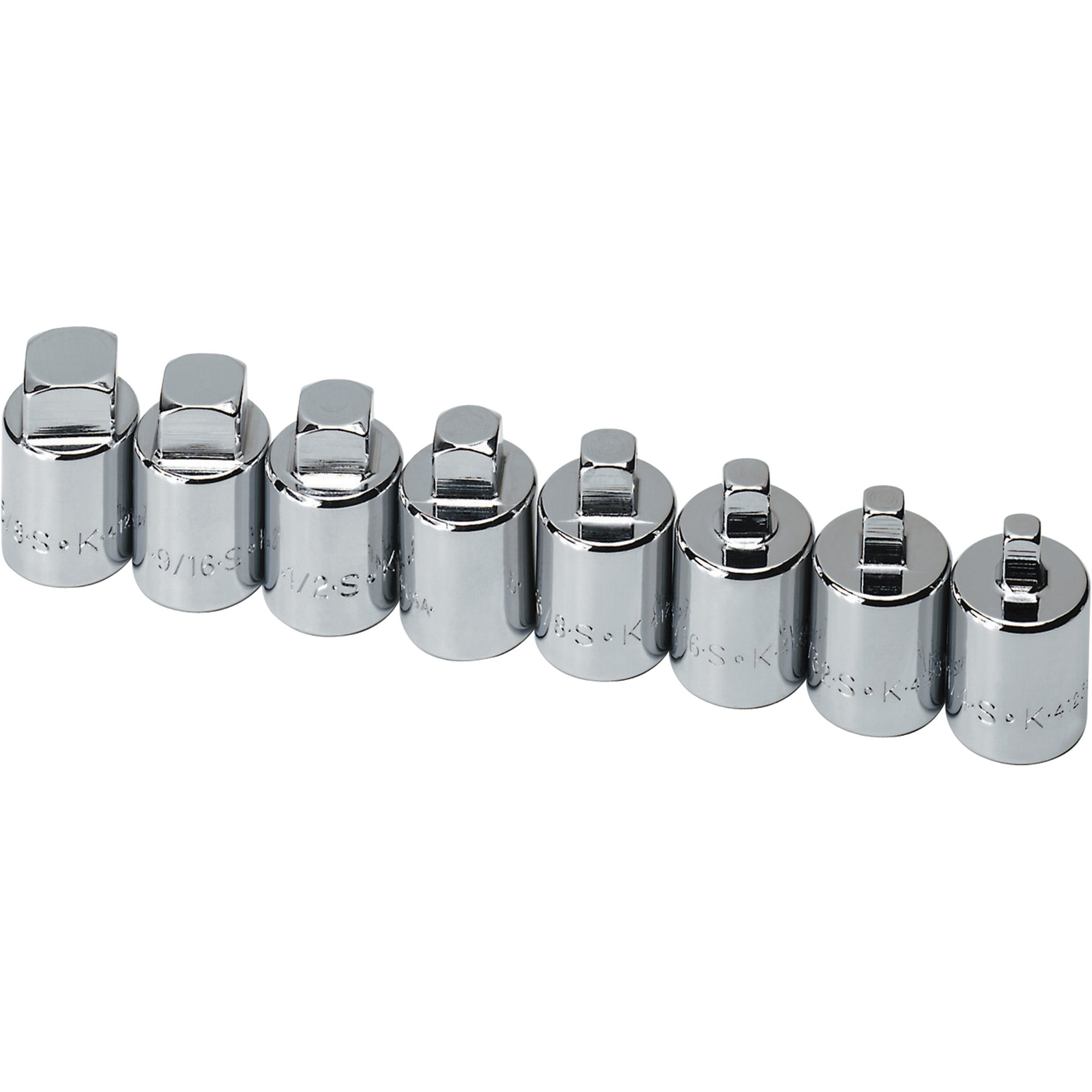 SK Tools Male Pipe Plug Sockets — 1/2in. Drive, 8-Pc. Set, Model# 19798